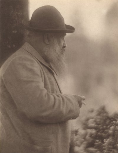 Portrait of Claude Monet by French Photographer